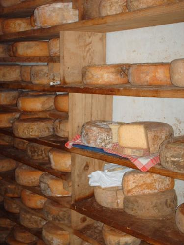Cave d'affinage de fromage fermier - Tourisme autour de nos gites en val d'Azun dans les Pyrenees