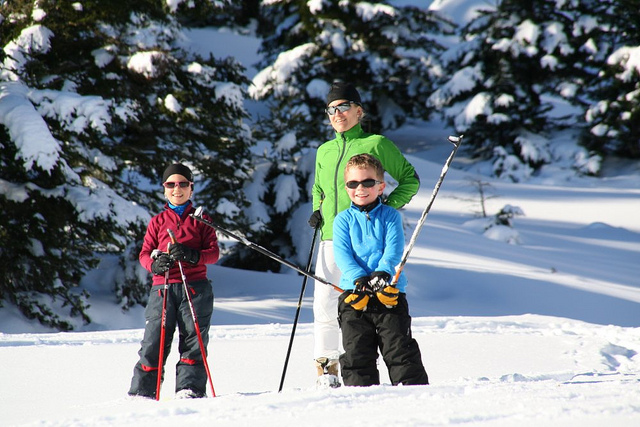 Ski nordique en famille - Tourisme autour de nos gites en val d'Azun dans les Pyrenees